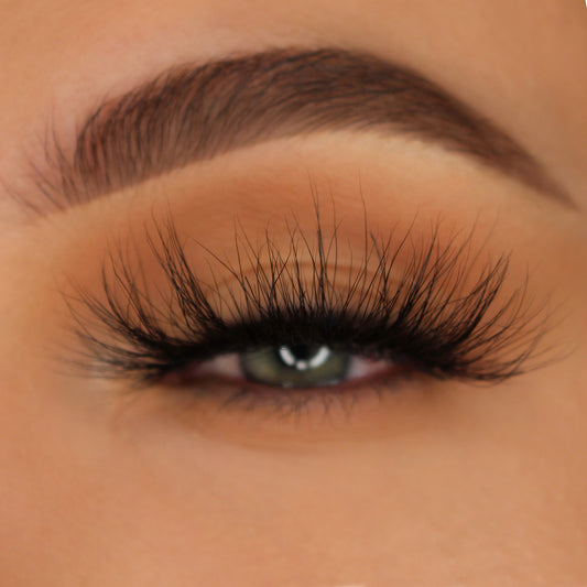 BELLA 25mm Lashes | Long Dramatic Volume False Eyelashes, Reusable Strip Lashes